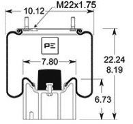 PE AUTOMOTIVE Metallipalje, ilmajousitus 084.324-71A